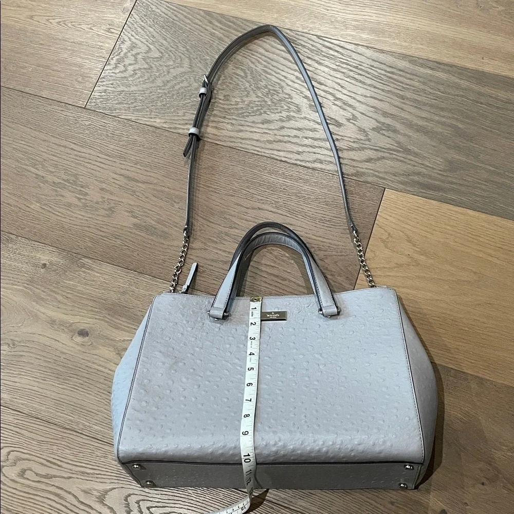 Kate Spade New York Loden Bristol Drive Ostrich Embossed Leather Bag